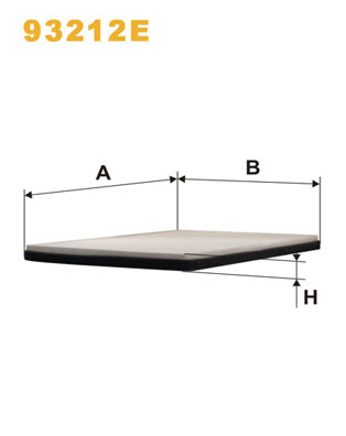 WIX FILTERS Filter, Innenraumluft 93212E Universal für DAF 1658991 1322255 1825427 Image