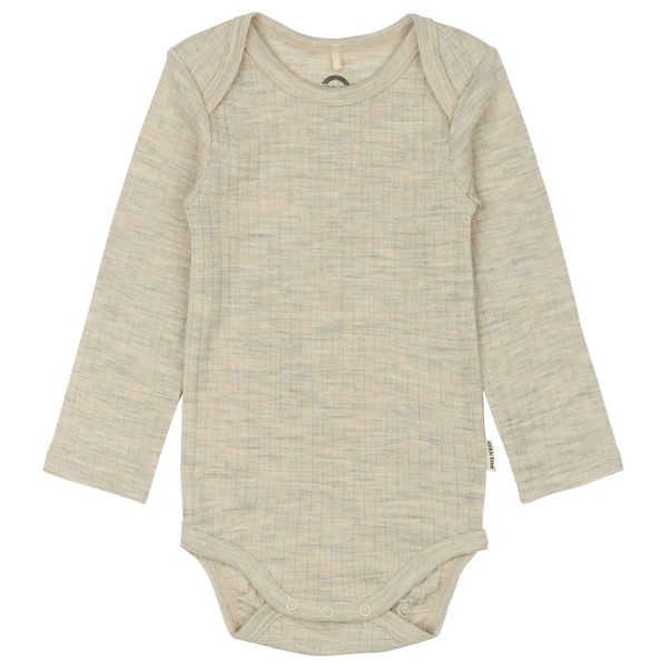 Mikk-Line - Kid's Merino Wool L/S Body - Merinounterwäsche Gr 62 beige