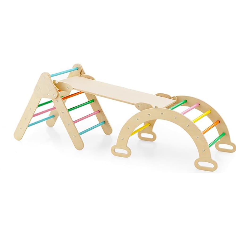 Montessori Climbing Arch Kids in legno multicolore