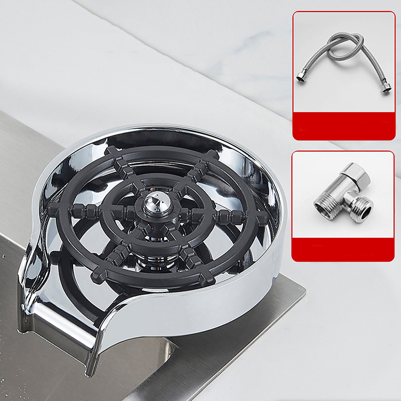 Glass Linders for Kitchen Sinks, Sink Sprayer Kitchen Sink Faucet Bar Glass Rinse Device for Kitchen Sink Accessories