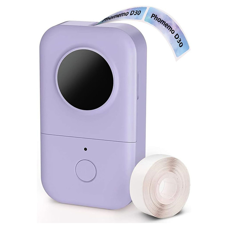 Bluetooth Mini Label Printer, Portable Thermal Printer Compact Rechargeable Labels for Children, Schools, Classrooms, and Teacher Supplies Home Office Label Printer Compatible with Tablets/Smartphones