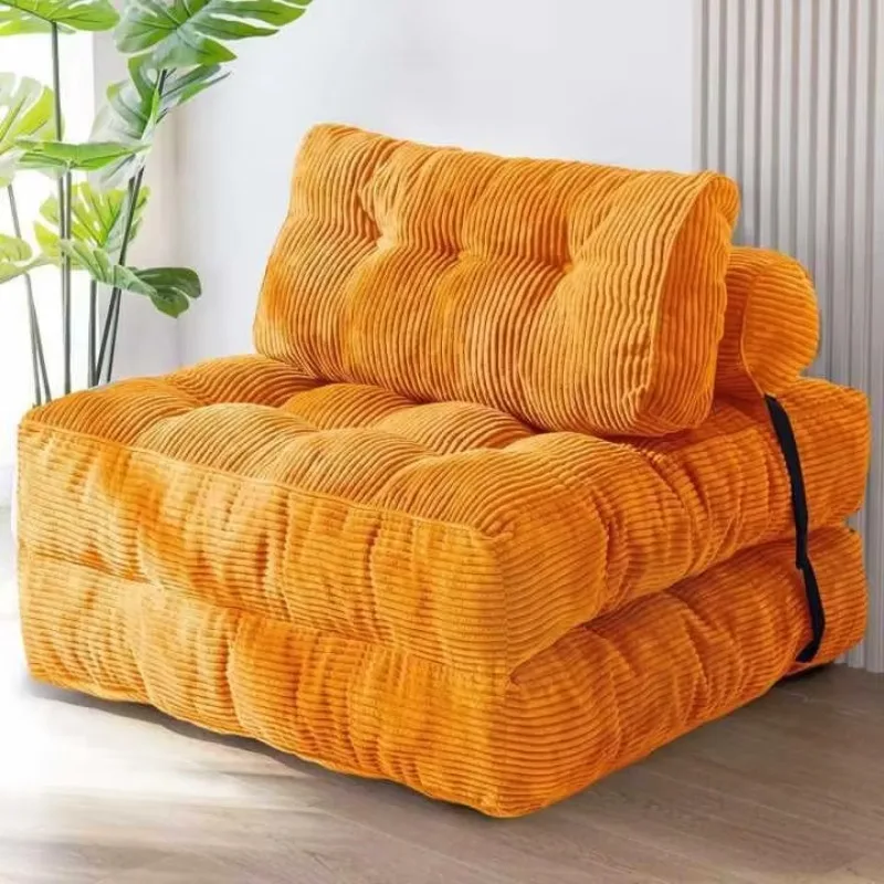 Komprimiertes, zusammenklappbares Schlafsofa, Sitzsack aus Lcordstoff, Azy Sofa aus Memory-Schaum Image