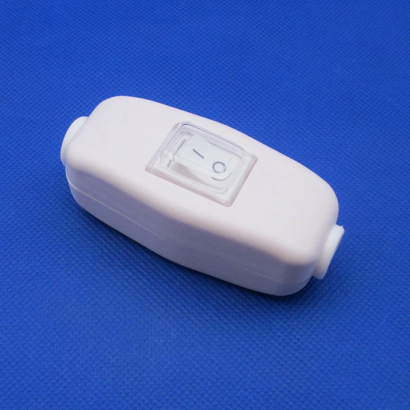 Wipp schalter Inline-Ein/Aus-Wipp schalter elektrische Schalter Lampen kabel wasserdicht 10a für Tisch lampen Bett lampen Image