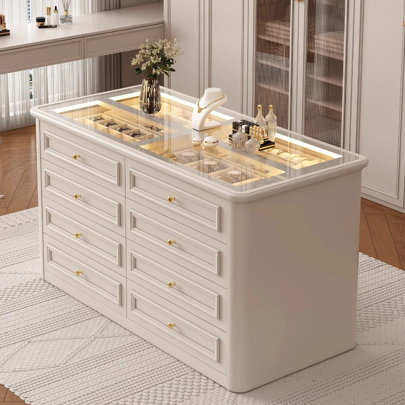 Liquidation Bekleidungsgeschäft Garderobe Nakajidai Massivholz Schmuck Vitrine Schublade Truhe Aufbewahrungsschrank Wohnmöbel