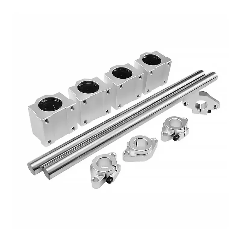 Lineare optische Achse 1PC OD 8/10/12/16/20mm Linearlagergehäuse SCS UU/LUU Linearschienenklemme SHF für Linearführung 3D-Drucker Image