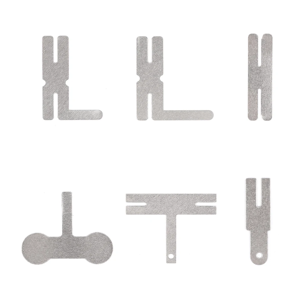 100PCS 18650 Lithium-Batterie-Nickel-Blatt-Batterien-Verbindungsbl￤tter 0.18MM Nickel-Platten-Streifen vernickelter Stahl T/H/L Typ Image