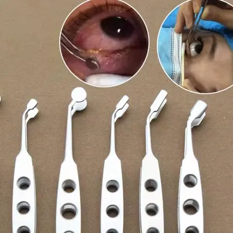 Augenlid Pinzette Meibomian Drüse Pinzette Frauen Clip Wimpern Kompressor Edelstahl Metall Expressor Verlängerung Make-Up Genaue Image