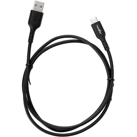 ROCSTOR Y10C144-B1 3FT/1M USB-C TO USB-A CABLE M/M USB 2.0 USB-C TO MICRO-B M/M