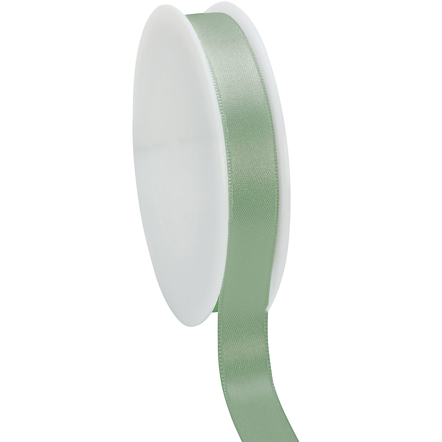 Satinband, salbei, 15 mm, 50 m