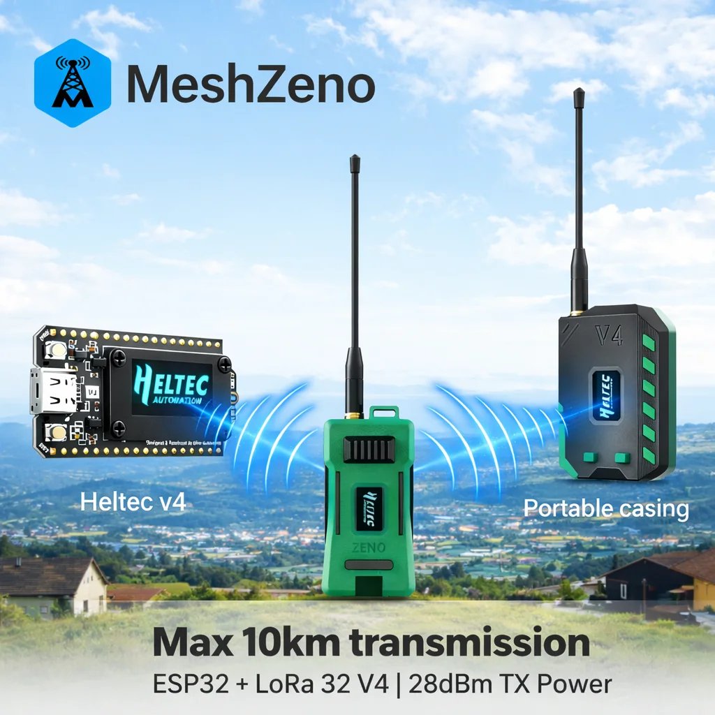 Kit Scheda di Sviluppo Heltec V4 ESP32 LoRa 32 con Batteria ESP32-S3 SX1262 27dBm Display OLED per Meshtastic WiFi IoT Arduino