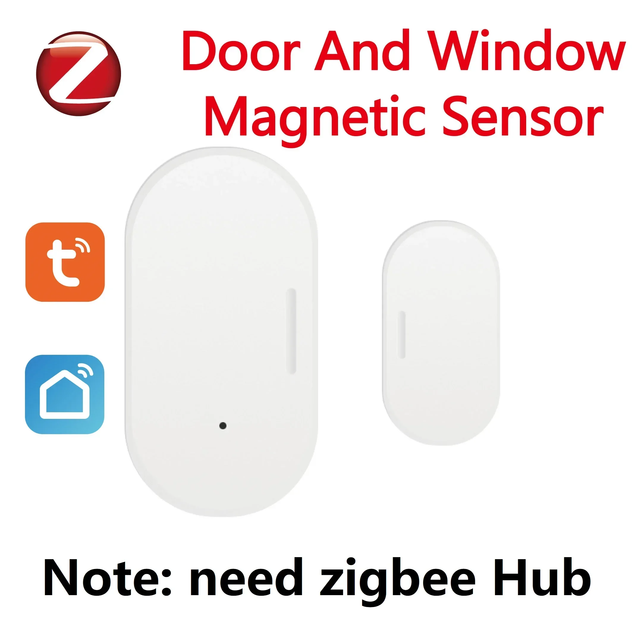 Tuya Zigbee Tür Sensor Fenster Detektoren Magnetische Sensor Smart Home Sicherheit Schutz Remote Monitor Von APP Image