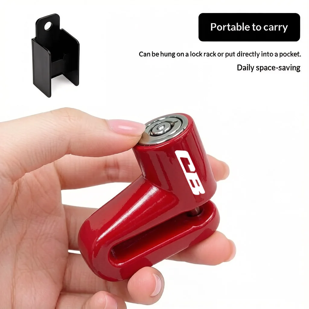 Für Honda CB 599 600F CB 400 500 CB919 CB 125 R CB 190R 250R CB1000R Motorrad-Bremsscheibenschloss Sicherheits-Diebstahlschutz-Kappe Anti-Diebstahl Image