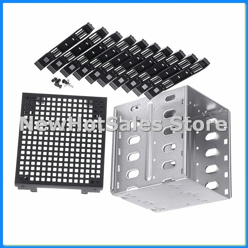5,25 Zoll bis 5 x 3,5 Zoll SATA HDD Cage Rack Festplatte Festplattengehäuse Festplattenfachadapter-A23R Image