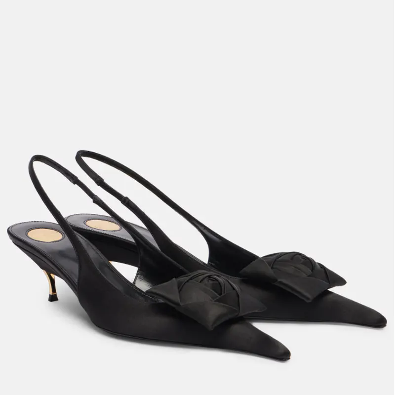 Damen Sandalen Schuhe für Damen Größe 34-43 Neue Mode Spitz High-Heel 5,5 cm Sommer Damen Schuhe Alias De Mujer