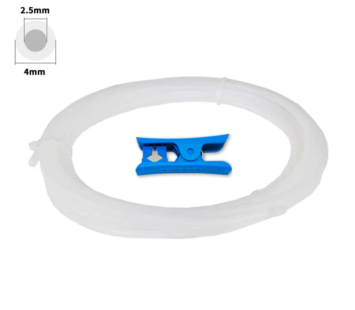 5M/10M PTFE-Schlauch für 1,75mm Filament: Für Bambu Lab AMS X1/ X1C/ P1P/ P1S/ A1/ A1 Mini, Prusa MMU3/ Direktantrieb-Extruder Image