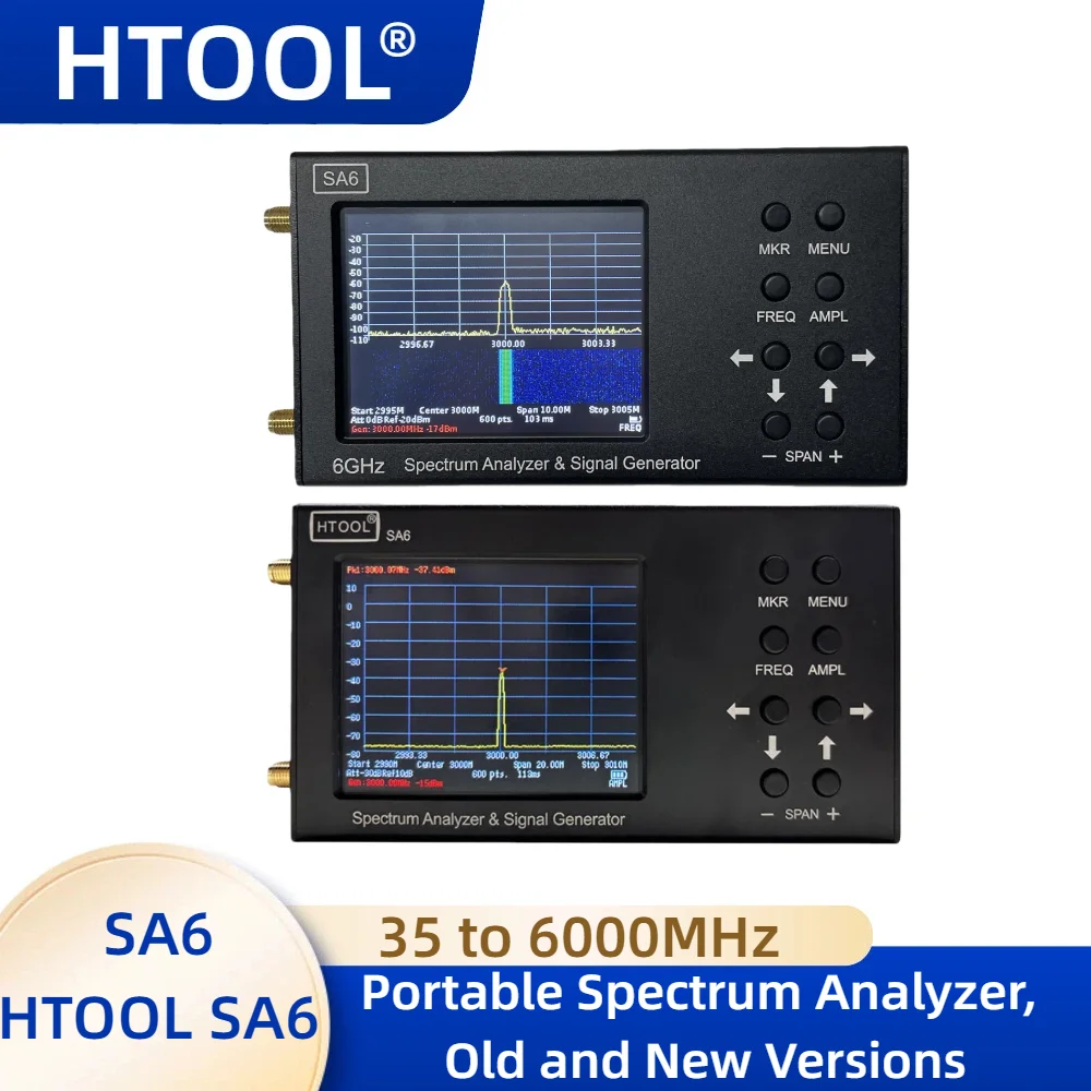SA6 Spektrumanalysator und Signalgenerator 6 GHz Handspektrumanalysator WiFi 2G 4G LTE CDMA GSM-Signal Image