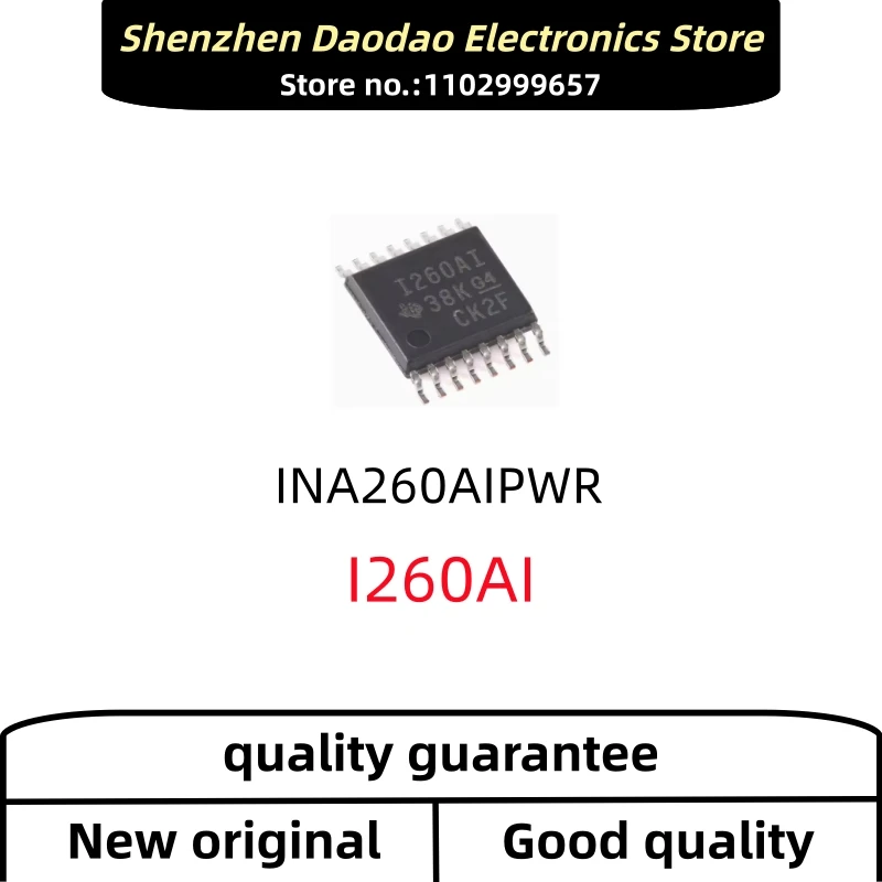 10Pcs INA260AIPWR I260AI INA260AI INA260 1260A1 TSSOP16 chip IC new original Image