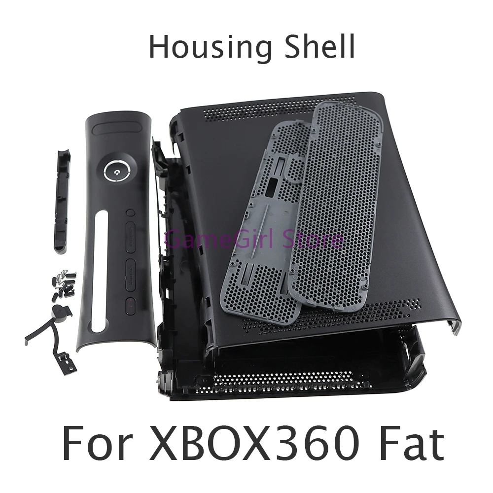 1Set Schwarz Weiß Farbe Vollen Satz Gehäuse Shell Schutzhülle Für XBOX360 XBOX 360 Fat Konsole Ersatz Image