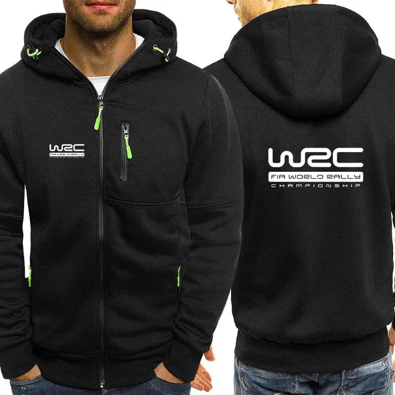 Neue Frühling Herbst Männer der Welt Rallye Meisterschaft WRC Logo Druck Mode Mit Kapuze Streetwear Casual Zipper Hohe Qualität Hoodies Image