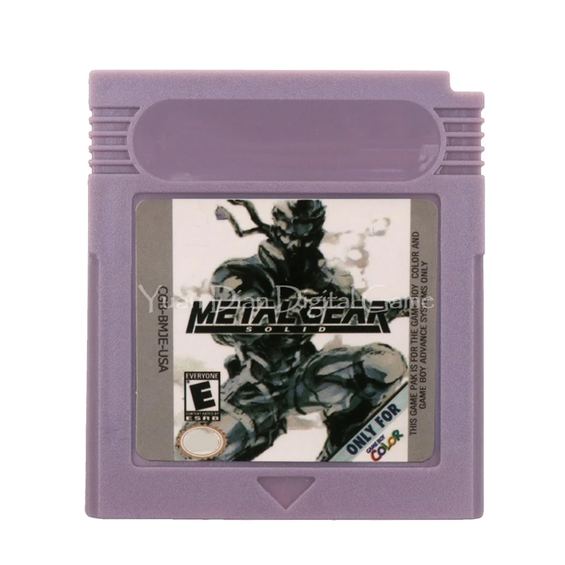 16-Bit-Videospielkassette für Konsole, GBC-Spielekarte, Meta Gear, englische Sprache, USA-Version, für GB/SP Image