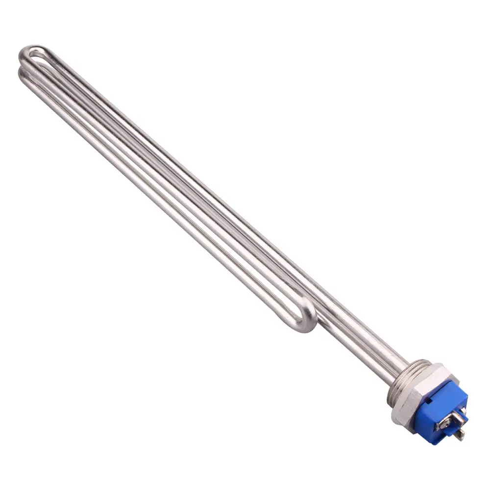 DERNORD 240V 1"BSP Rohr-Elektroheizung Foldback Immersion 2,5KW 3,5KW 4,5KW 5,5KW SUS304 Einschraubbares Heizelement Wasser Image