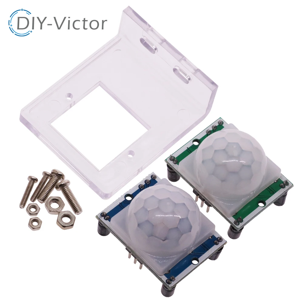 SR501 Bewegungssensor-Detektormodul HC-SR501 Einstellen Sie das pyroelektrische Infrarot-PIR-Modul AM312-Sensormodul für Arduino Diy Kit Image