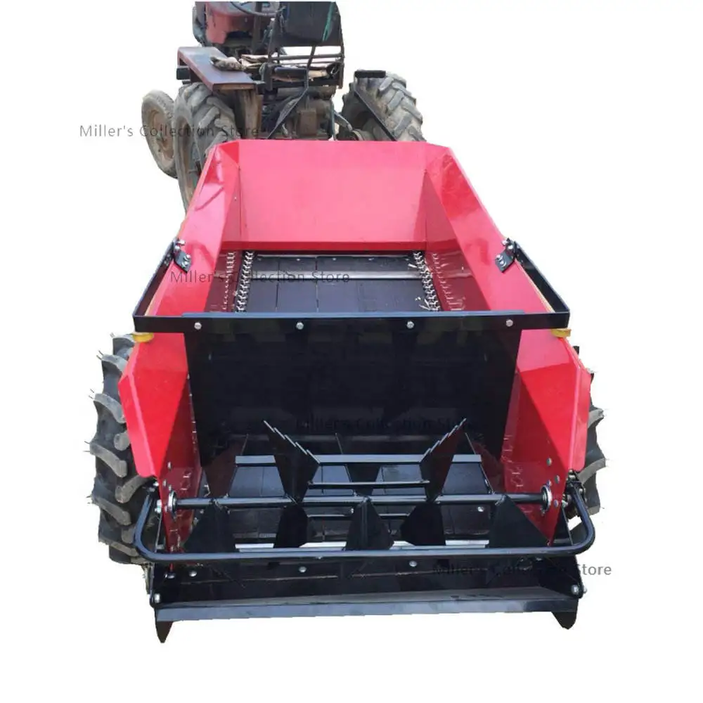 Selbstfahrende Walk Red Mini Manure Spreader Machine Anhänger Manure Spreader Traktor angetriebene organische Spreader Image