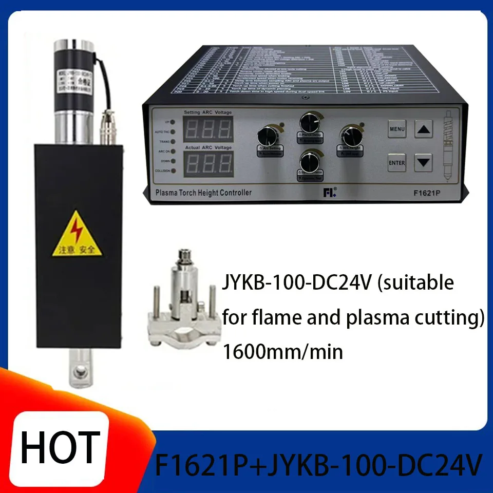 Neuer F1621P Höhenregler THC Plasmaschneidmaschine Vollautomatischer Lichtbogen-Spannungsregler+Hebevorrichtung JYKB-100-DC24V Image