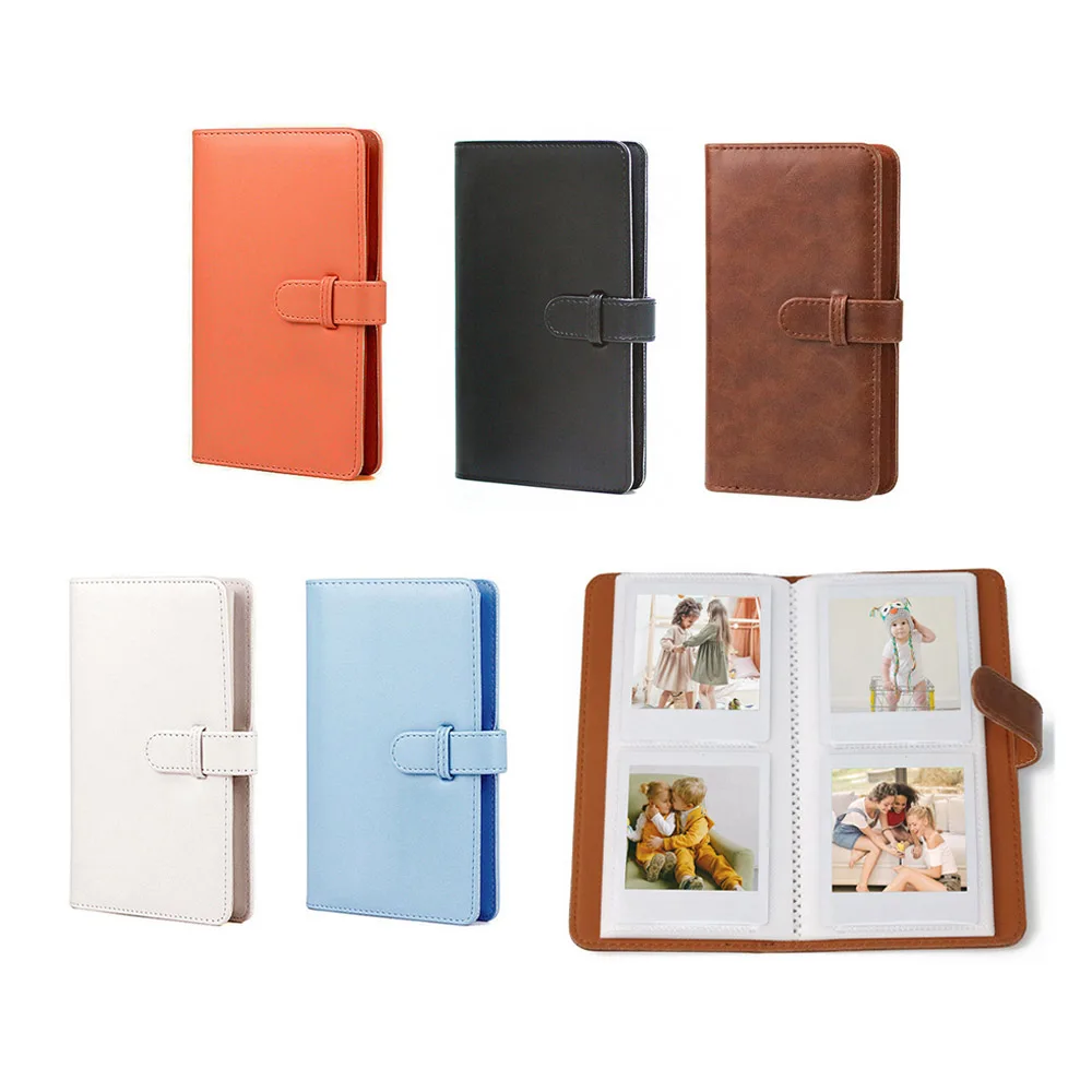 80 Taschen Retro PU Fotoalbum passend für Instax Square Film für Fujifilm SQ1 SQ6 SQ20 SQ10 SP3 Kamerazubehör Image