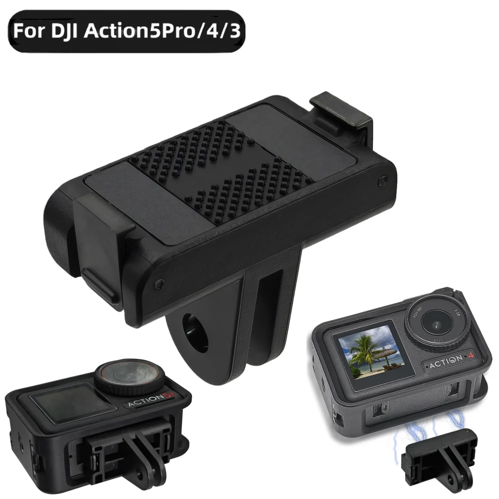 Magnetischer Schnellverschluss für DJI Action 5Pro/4/3 Adapterbasis Stativadapter Osmo Action 5 PRO 4 3 Kamerazubehör Image