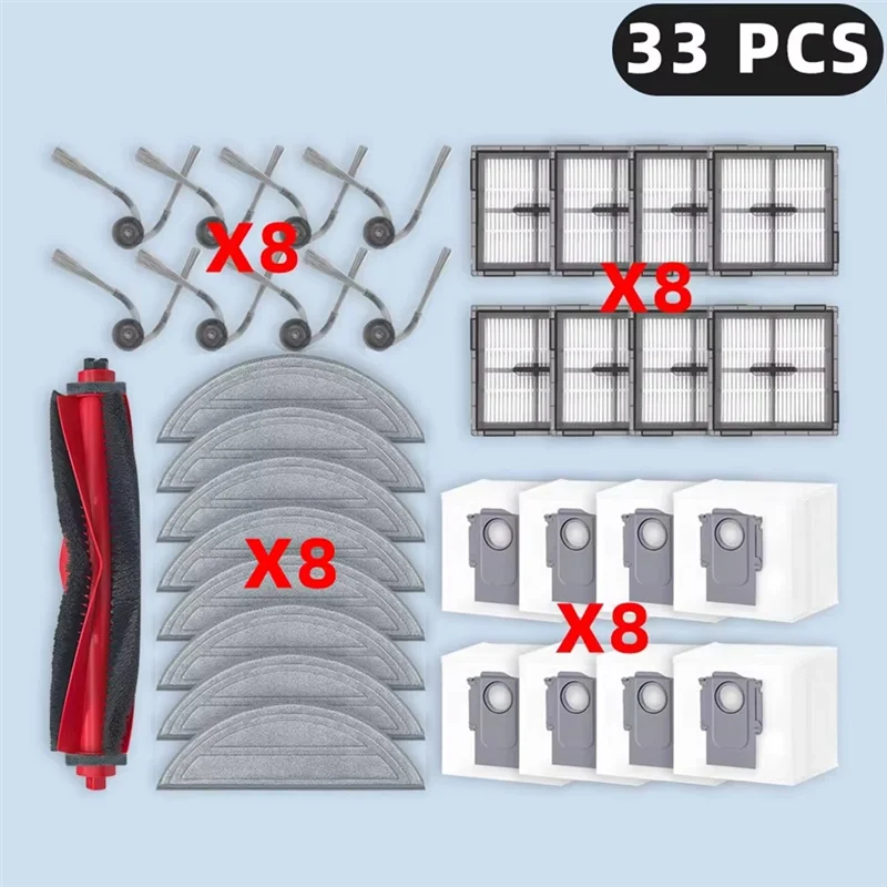 Hauptseitenbürste Filter Mopp Tuch Staubbeutel für Roborock Q10 S5/Q10 S5+ /Q10V/Q10V+ /Q10 VF/Q10 VF+ /S8 Pro/S8 Pro Plus Image