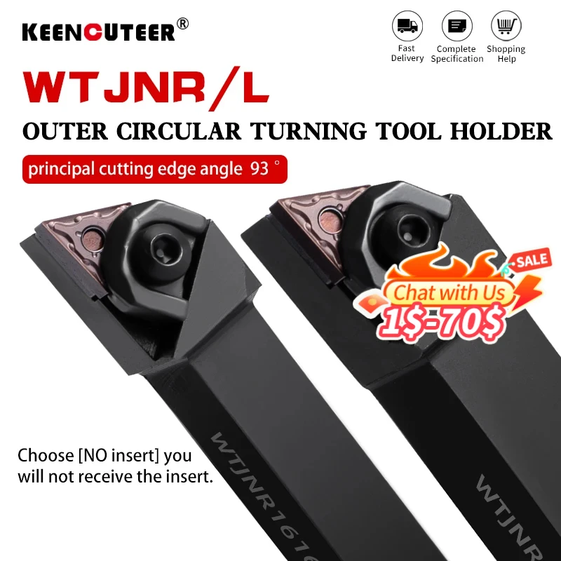 1pc WTJNR2020K16 WTJNR 1616H16 WTJNR2525M16 Externe Triangul Drehen Werkzeug Halter lathe tools TNMG Hartmetall Einsätze Drehmaschine Schneiden Werkzeuge Set drehbank zubehör Image