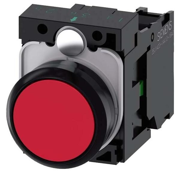 Siemens Dig.Industr. Drucktaster 3SU1100-0AB20-1BA0 3SU11000AB201BA0 Image