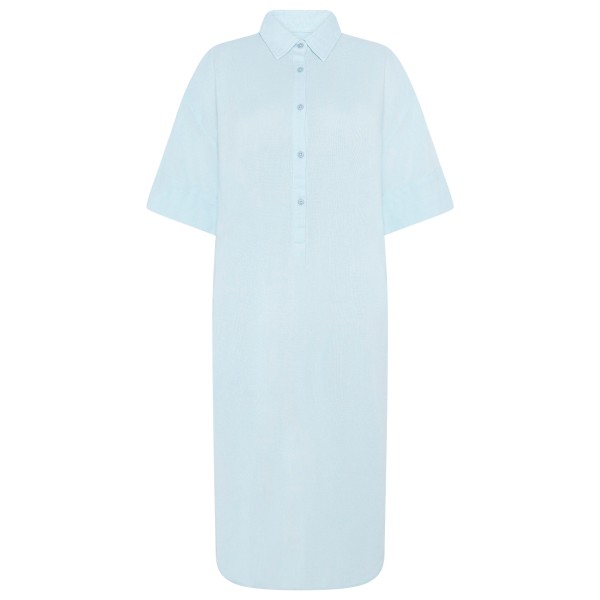 KnowledgeCotton Apparel - Women's Organic Cotton Shirt Dress - Kleid Gr M grau