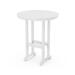 POLYWOOD® Round Farmhouse Bar Table Wicker/Rattan in White | 42 H x 35.13 W x 35.13 D in | Outdoor Furniture | Wayfair RBT236WH