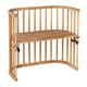 babybay Original Beistellbett aus massivem Buchenholz / kompakt & verwandelbar / Kinderbett Höhe stufenlos verstellbar & umweltfreundlich / mitwachsendes Babybett (Kernbuche geölt)