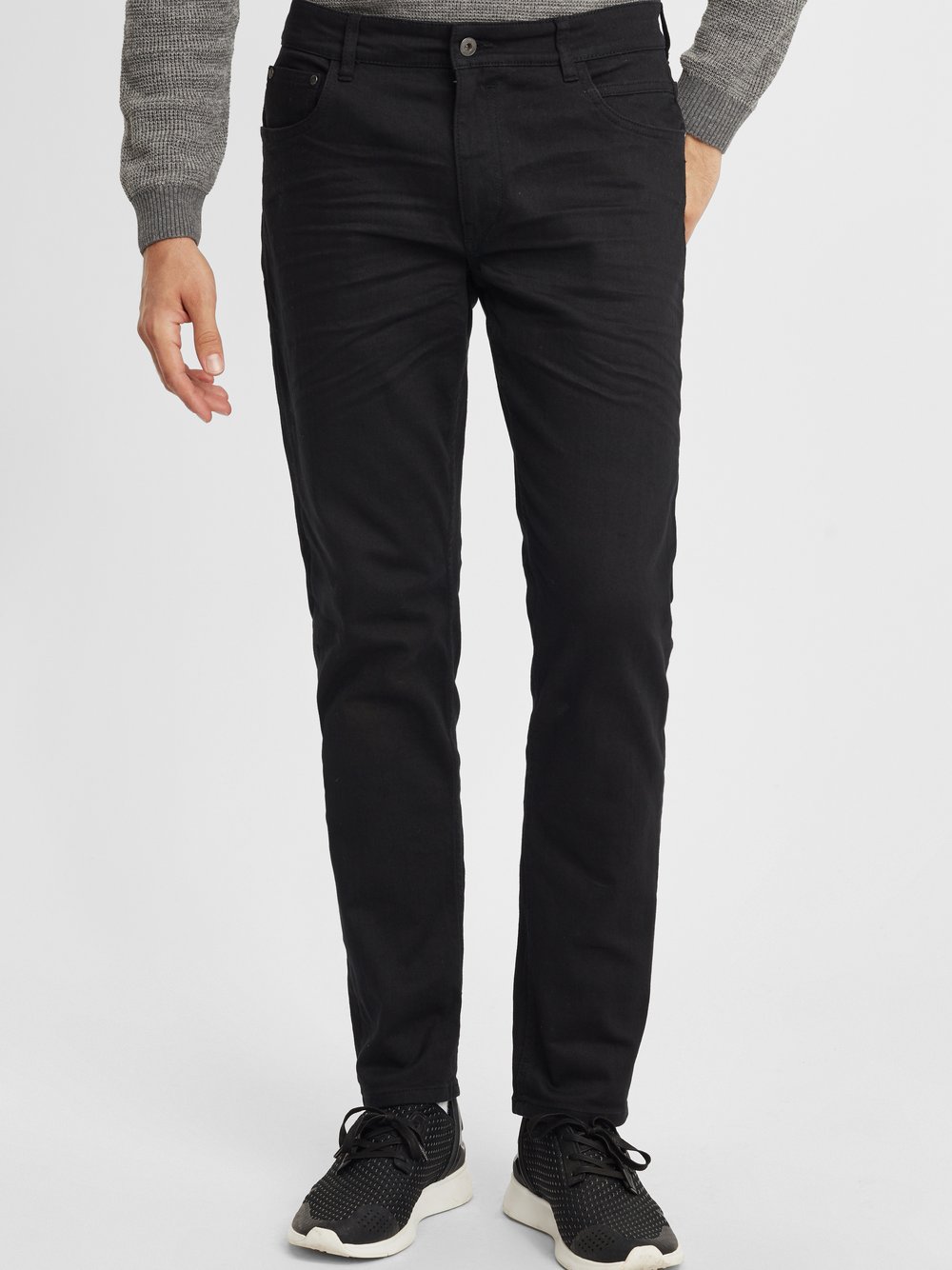 Solid 5-Pocket-Jeans Herren schwarz, 36-34 Image