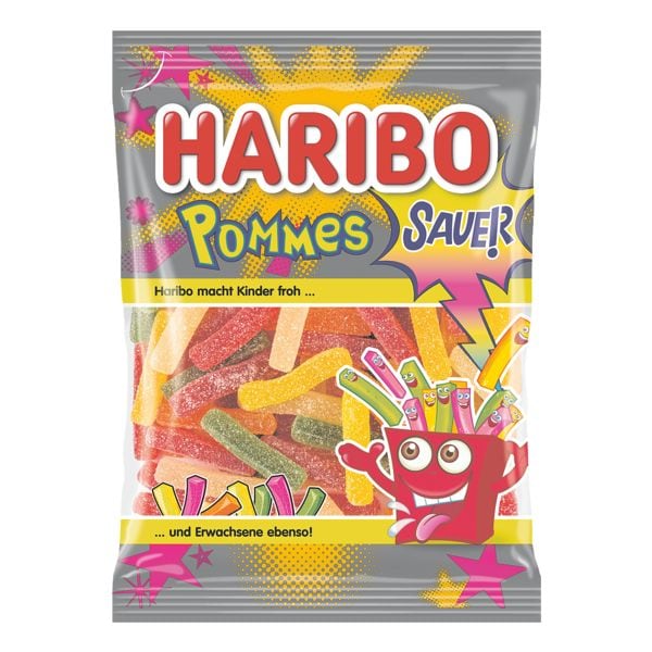 Haribo Fruchtgummi »Pommes Sauer« 175 g gelb Image