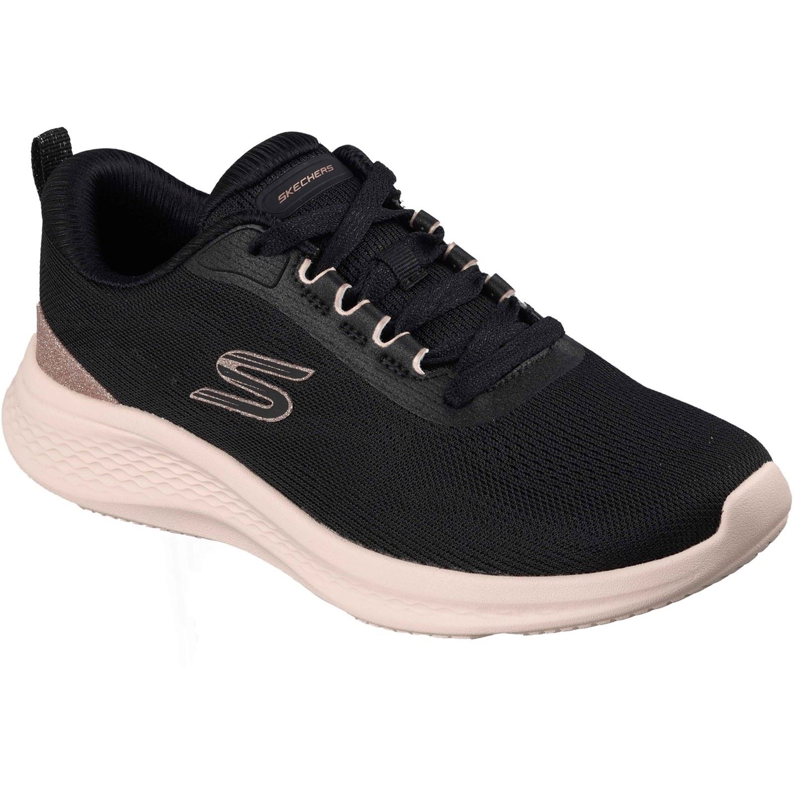 Skechers Skech-Lite Pro 2.0 Polyester Damen Schwarz/Roségold Sportschuhe