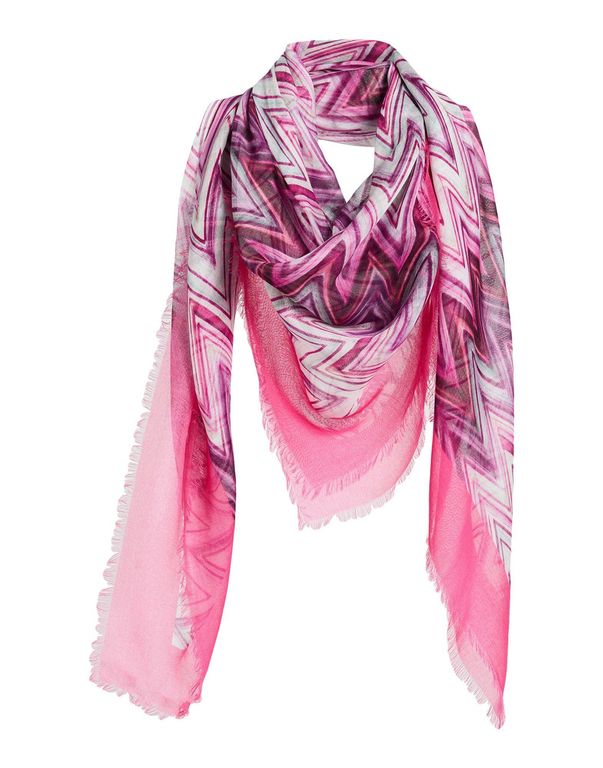 Fuchsia Scarf Modal, Silk - Pink - Missoni Scarves