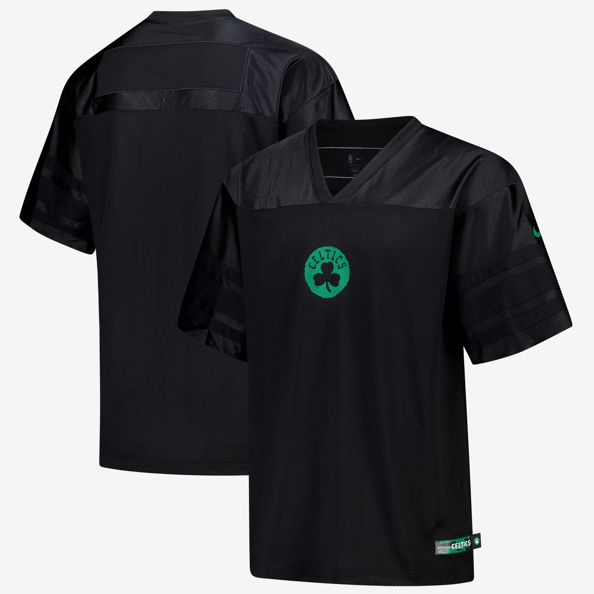 Maillot de football Nike Courtside des Boston Celtics - Noir - Homme - Homme Taille: M