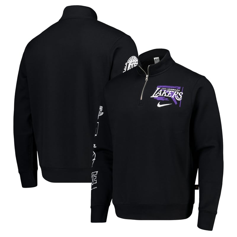 Haut demi-zip Nike Courtside des Los Angeles Lakers - Noir - Homme - Homme Taille: M