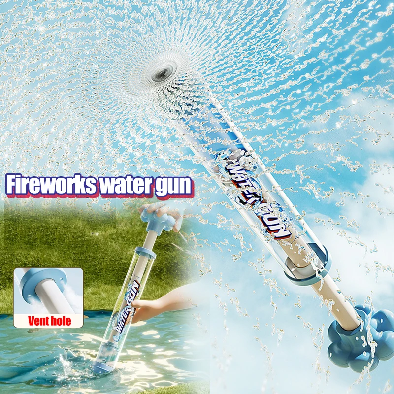Spray Wasser Pull-Back Wasser Pistole Outdoor Splash Spiele für Pool Rasen Aktivitäten Kinder Sommer Interaktive Wasser Spray Pool Spielzeug geschenk Image