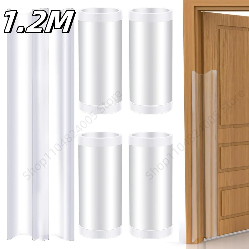 1,2 M Kind Anti-klemm Naht Wachen Schutz Aufkleber Tür Scharnier Schutz Baby Proof Finger Prise Schutz Schutz für hause Image