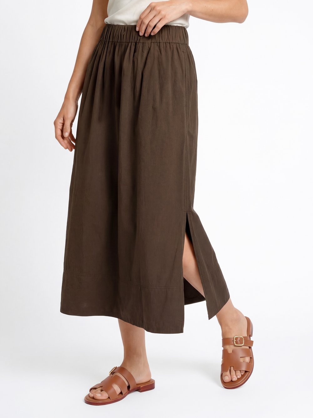 Marie Lund Maxirock Damen schoko, XL