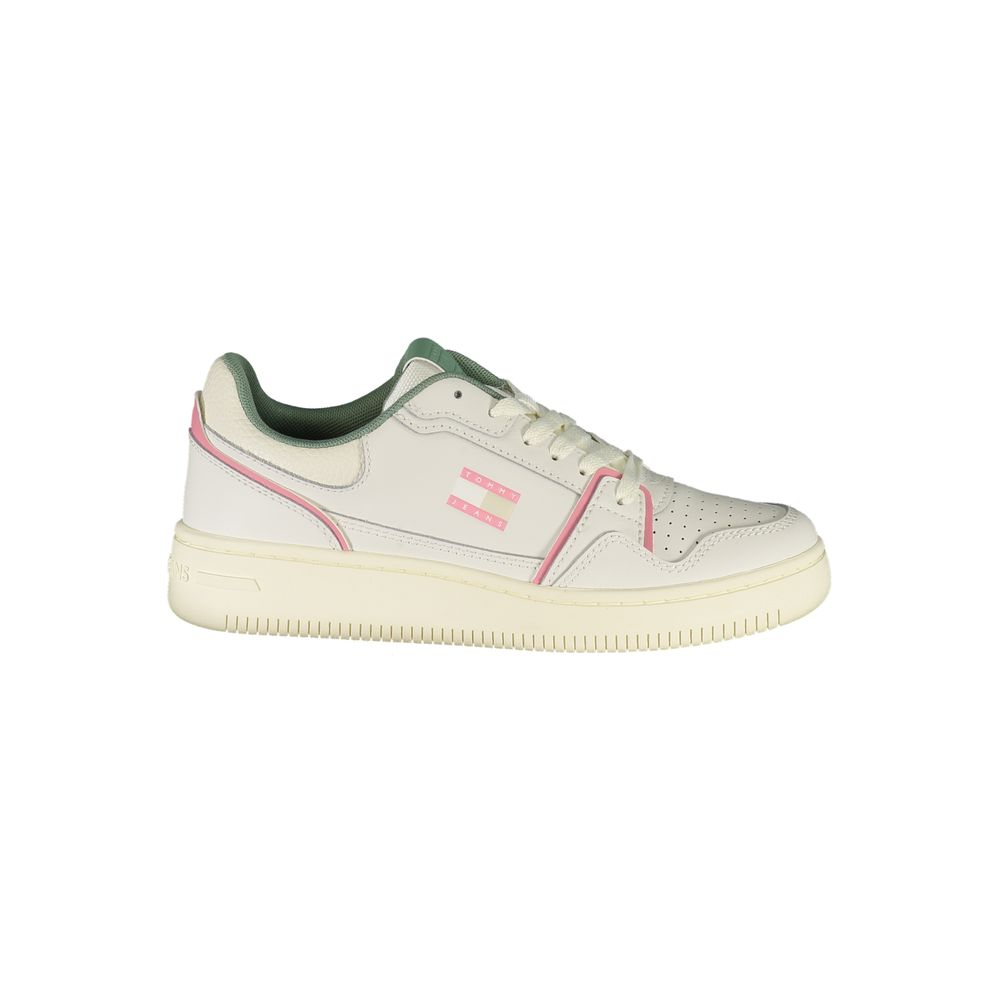 Tommy Hilfiger Bianco Polyurethan Damen Sneaker
