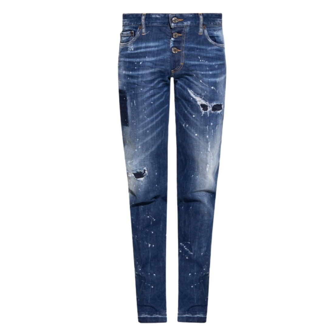 Dsquared2 Slim Jeans, Blau/marineblau