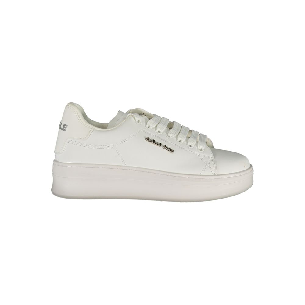 Gaelle Paris Bianco Polyurethan Damen Sneaker