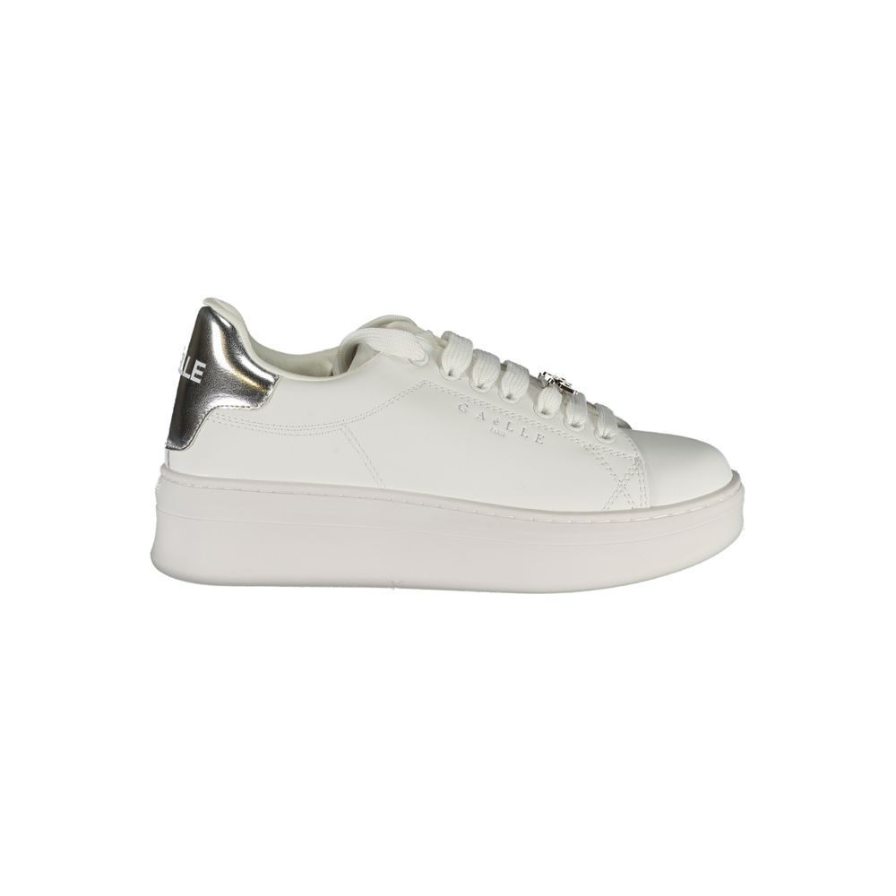 Gaelle Paris Bianco Polyurethan Damen Sneaker
