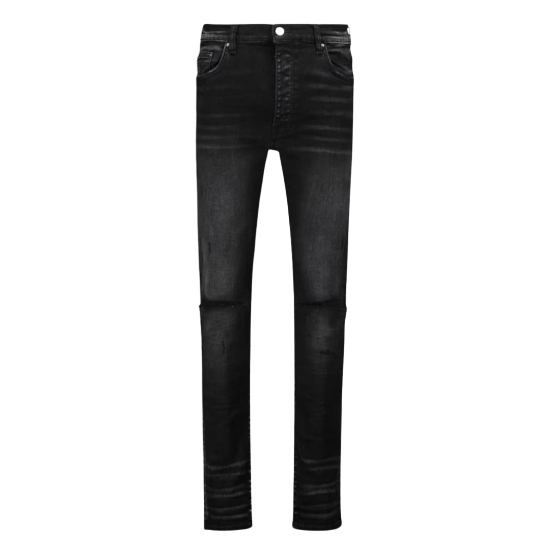 Amiri Slash Aged Black Jeans 30 (Größe)